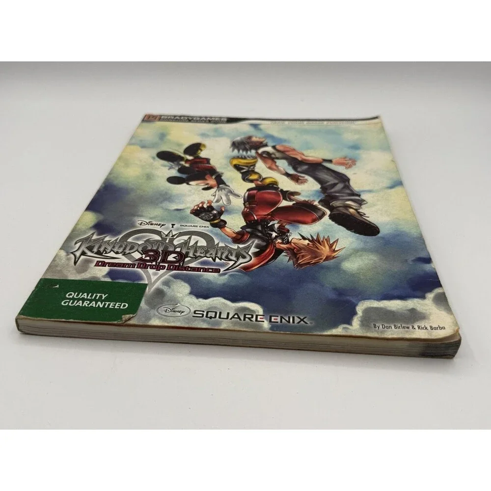 Kingdom Hearts 3D Dream Drop Distance BradyGames Strategy Guide Book Sora Riku
